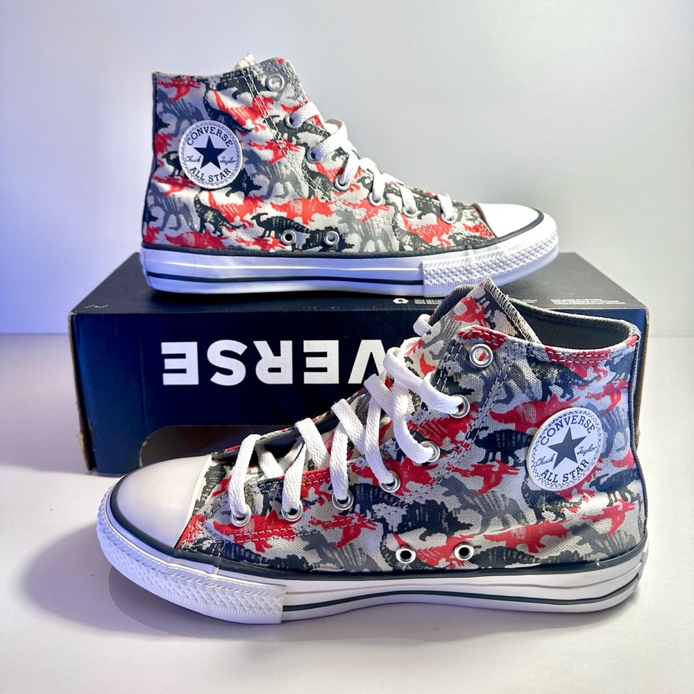 Converse All Star High GS 'Dino Daze - Mouse Dinosaur Sneakers Hi tops
